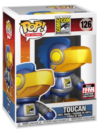 Figurine Funko Pop Comic Con San Diego #126 Toucan - Bleu Métallique 