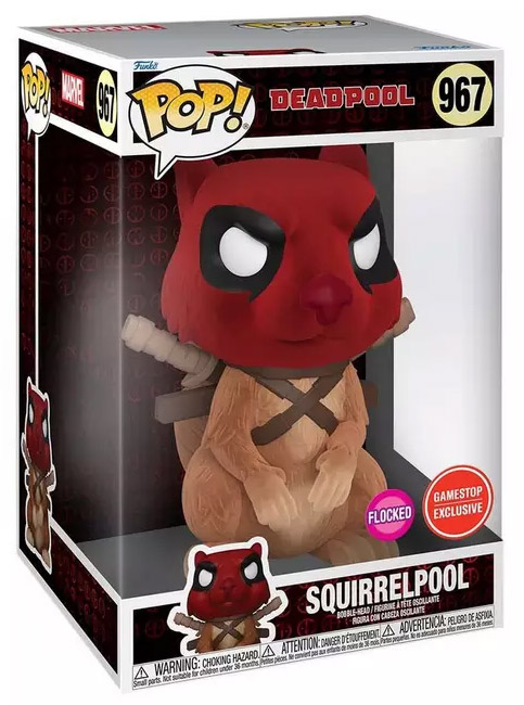 Figurine Pop Deadpool [Marvel] #967 pas cher : Squirrelpool - Flocked