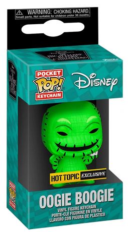 Figurine Funko Pop L'étrange Noël de M. Jack [Disney] Oogie Boogie - Porte clés (Black Light)