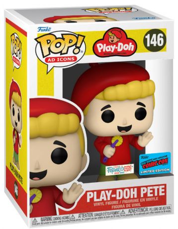 Figurine Funko Pop Icônes de Pub #146 Pete avec outil tenue rouge - Play-Doh