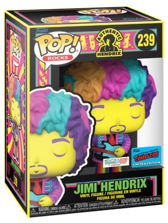 Figurine Funko Pop Jimi Hendrix #239 Jimi Hendrix - Black Light