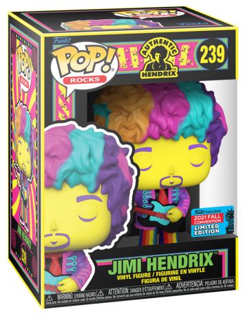 Figurine Funko Pop Jimi Hendrix #239 Jimi Hendrix - Black Light