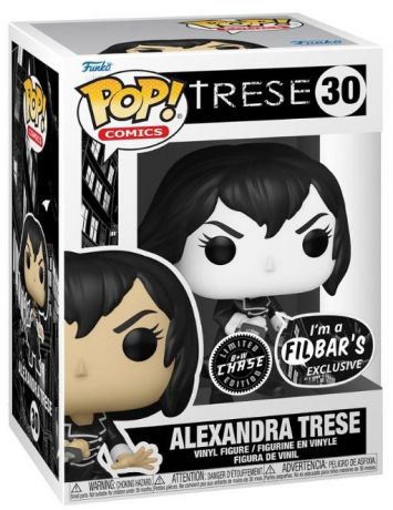 Figurine Funko Pop Trese Entre Deux Mondes #30 Alexandra Trese noir et blanc [Chase]