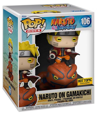 Figurine Funko Pop Naruto #106 Naruto et Gamakichi