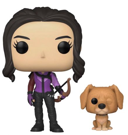 Figurine Funko Pop Hawkeye #1212 Kate Bishop with Lucky the pizza dog