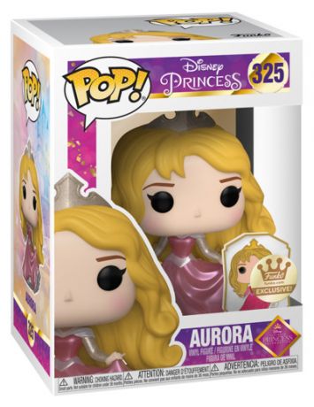 Figurine Funko Pop Disney Ultimate Princess #325 Aurore Métallique sticker doré