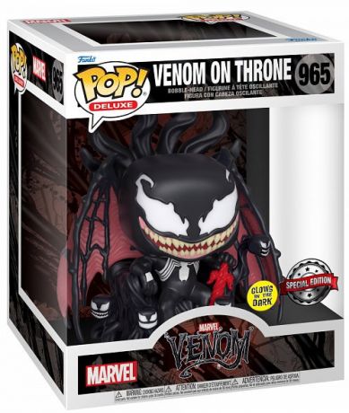 Figurine Pop Venom [Marvel] #965 pas cher : Venom sur trône