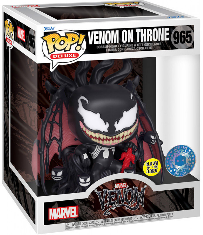 ヴェノム POP 965 POP! Deluxe Venom on Throne 965 Glows in The Dark