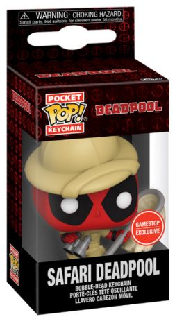 Figurine Funko Pop Deadpool [Marvel] Safari Deadpool - Porte clés