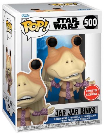 Figurine Pop Star Wars : The Clone Wars #500 pas cher : Jar Jar Binks