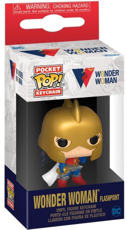 Figurine Funko Pop Wonder Woman 80 ans Wonder Woman Flashpoint - Porte clés 