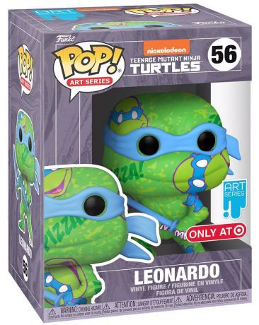 Figurine Funko Pop Tortues Ninja #56 Leonardo - Art Series