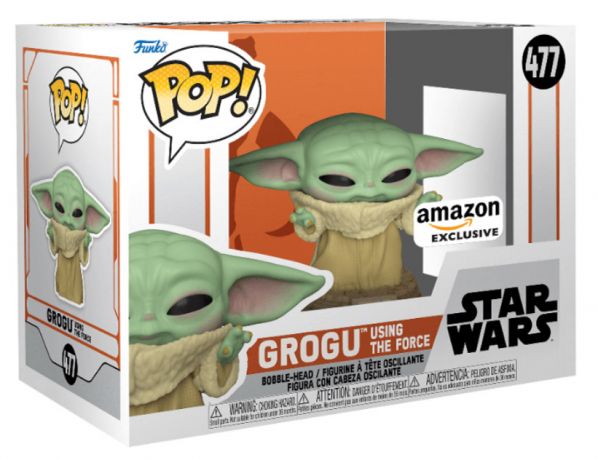 Figurine Pop Star Wars : Le Mandalorien #477 pas cher : Grogu