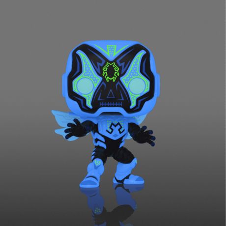 Figurine Funko Pop DC Super-Héros #410 Blue Beetle Glow in the Dark - Dia De Los DC