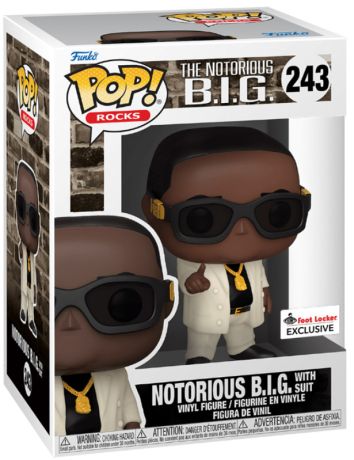 Figurine Funko Pop Notorious B.I.G #243 Notoire B.I.G. avec costume