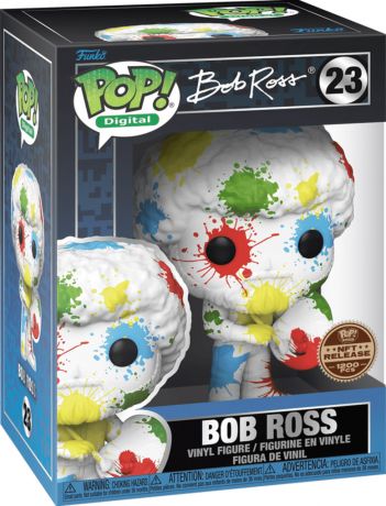 Figurine Funko Pop Bob Ross #23 Bob Ross Palette - Digital Pop