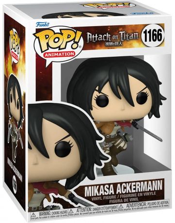 Figurine Pop L'Attaque des Titans (SNK) #1166 pas cher : Mikasa Ackerman