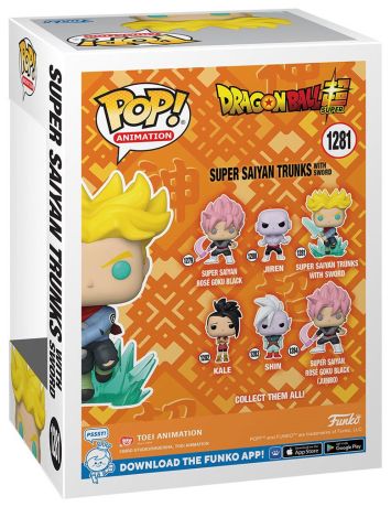 Figurine Funko Pop Dragon Ball Super #1281 Super Saiyan Trunks avec l'épée de l'espoir