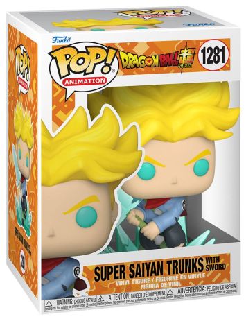 Figurine Funko Pop Dragon Ball Super #1281 Super Saiyan Trunks avec l'épée de l'espoir