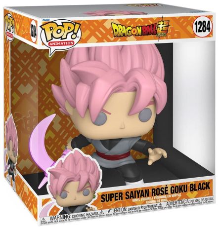 Figurine Pop Dragon Ball Super #1284 pas cher : Super Saiyan Rosé Black  Goku - 25 cm