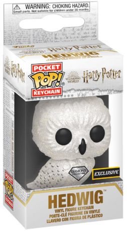 Figurine Funko Pop Harry Potter Hedwige Diamant - Porte-clés 