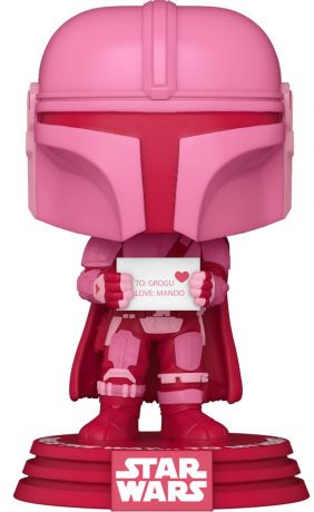 Figurine Funko Pop Star Wars : Saint-Valentin #495 Le Mandalorien - Saint Valentin 