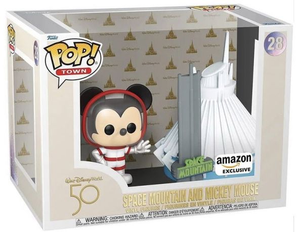 Figurine Funko Pop Walt Disney World 50ème Anniversaire  #28 Space Mountain et Mickey Mouse