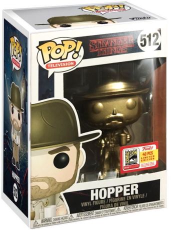 Figurine Funko Pop Stranger Things #512 Hopper - Or