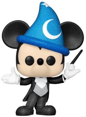 Figurine Funko Pop Walt Disney World 50ème Anniversaire  #1167 Philharmagic Mickey Mouse - Diamant