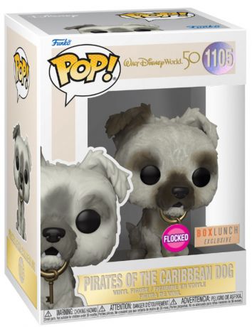 Figurine Funko Pop Walt Disney World 50ème Anniversaire  #1105 Chien Pirates des Caraïbes - Flocked