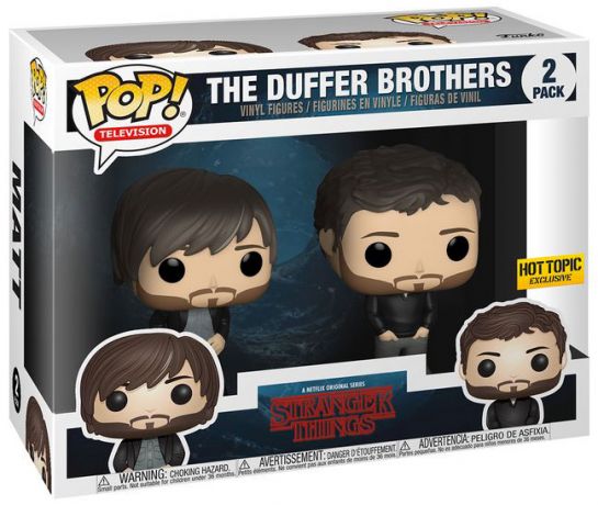 Figurine Funko Pop Stranger Things Les Frères Duffer - 2 Pack