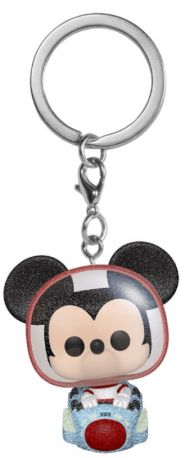 Figurine Funko Pop Walt Disney World 50ème Anniversaire  #00 Mickey Mouse sur l'attraction Space Mountain (Diamant) - Porte clés