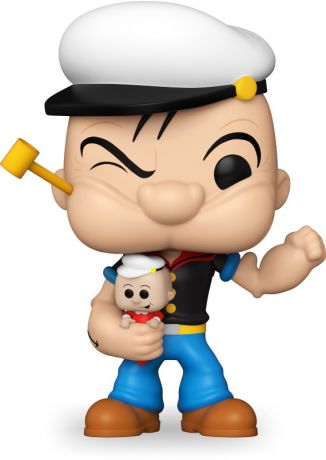 Figurine Funko Pop Popeye #30 Popeye avec Swee'Pea - Digital Pop