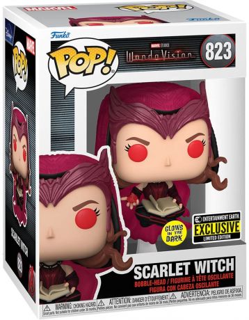 Figurine Funko Pop WandaVision [Marvel] #823 Sorcière rouge - Glow in the Dark