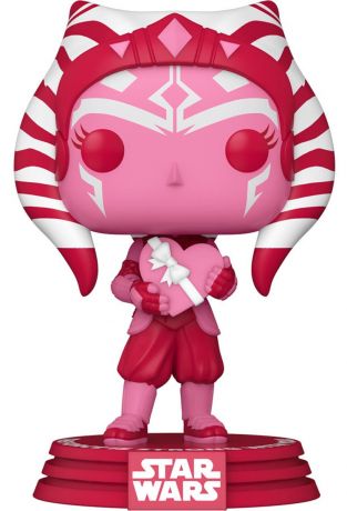 Figurine Funko Pop Star Wars : Saint-Valentin #496 Ahsoka - Saint-Valentin