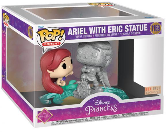 Figurine Funko Pop Disney Ultimate Princess #1169  Ariel avec la statue d'Eric
