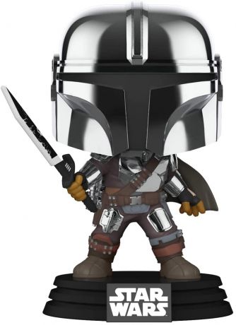 Figurine Funko Pop Star Wars : Le Mandalorien #491 Le Mandalorien avec Darksaber