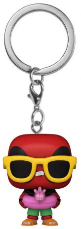 Figurine Funko Pop Deadpool [Marvel] Lazy river Deadpool - Porte-clés