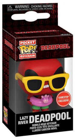 Figurine Funko Pop Deadpool [Marvel] Lazy river Deadpool - Porte-clés