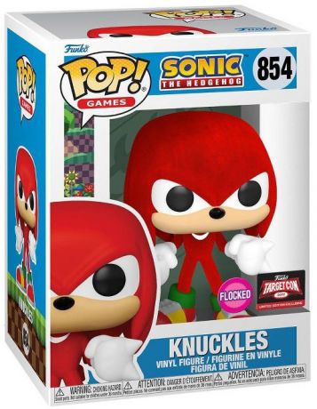 Figurine Funko Pop Sonic le Hérisson #854 Knuckles - Flocked