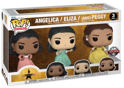 Figurine Funko Pop Hamilton: An American Musical Angelica / Eliza / Peggy - Pack