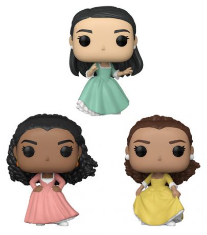 Figurine Funko Pop Hamilton: An American Musical Angelica / Eliza / Peggy - Pack