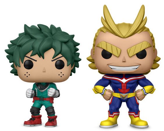 Figurine Funko Pop My Hero Academia All Might et Deku - Pack