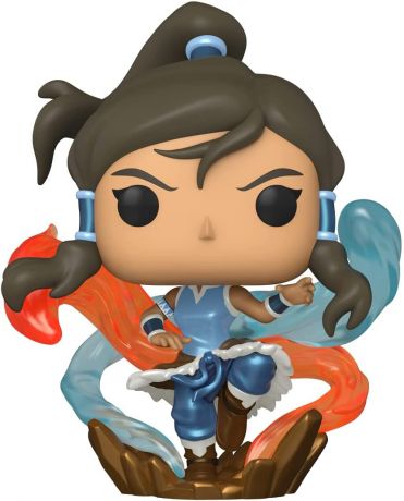 Figurine Funko Pop La Légende de Korra #761 Korra Métallique et Glow in the Dark