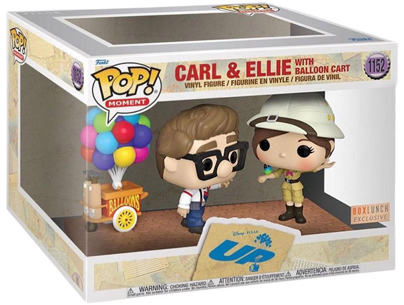 Figurine Carl And Ellie Old / La Haut / Funko Pop Disney 1396 / Exclusive  Special Edition