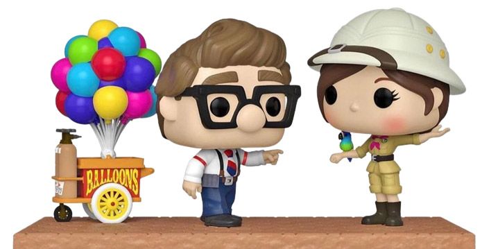 Figurine Funko Pop Là-Haut [Disney] #1152 Carl and Elie with Balloon Cart