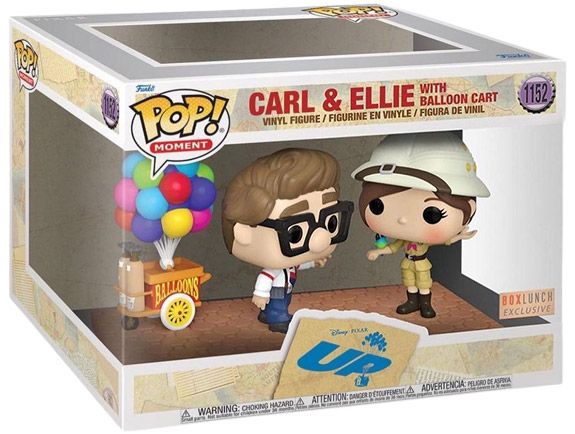 Figurine Funko Pop Là-Haut [Disney] #1152 Carl and Elie with Balloon Cart