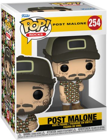 Figurine Funko Pop Post Malone #254 Post Malone en robe