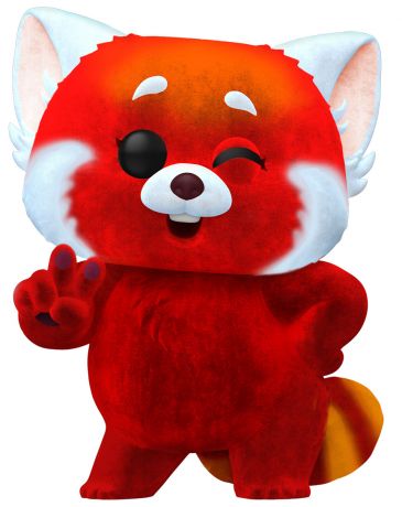 Figurine Funko Pop Alerte rouge [Disney] #1185 Mei Panda Roux - Flocked