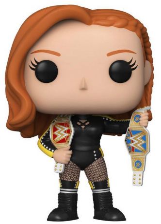 Figurine Funko Pop WWE #102 Becky Lynch avec ses ceintures